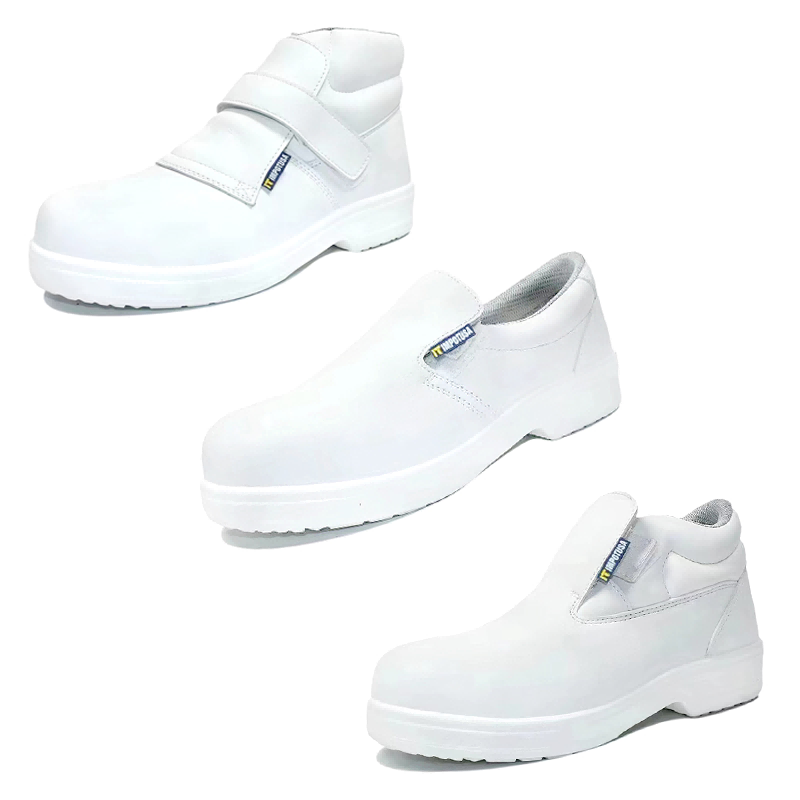 Order cancellation unisex PU steel toed white safety shoes