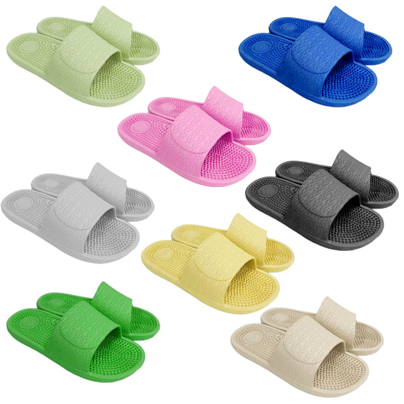 Running Production EVA Sole Massage Slides Slippers Sandals for Men and Women