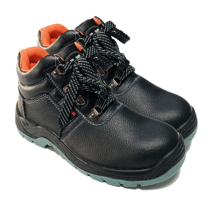 Running Production Steel Toed Leather Work Labor Protective Safety Boots for Men and Women