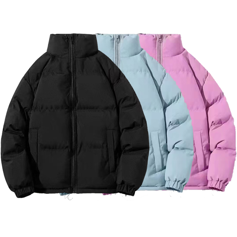 Closeout Stock Ladies Casual Trending Winter Collar Zipper Quilted Padding Jackets