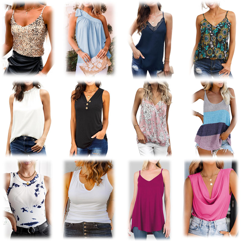 Closeout End of Season Amazon Stock of Assorted Ladies and Girls Camisoles