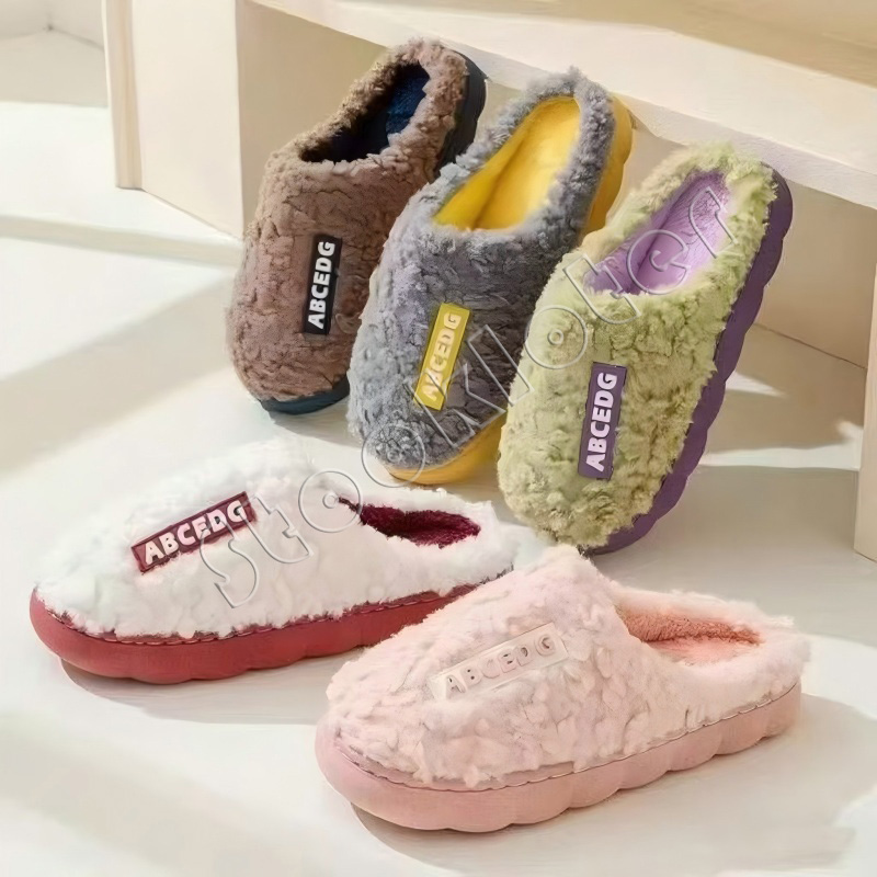 Liquidated stock indoor warm slippers